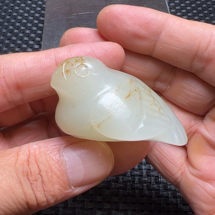 用***9和田玉未镶嵌挂件