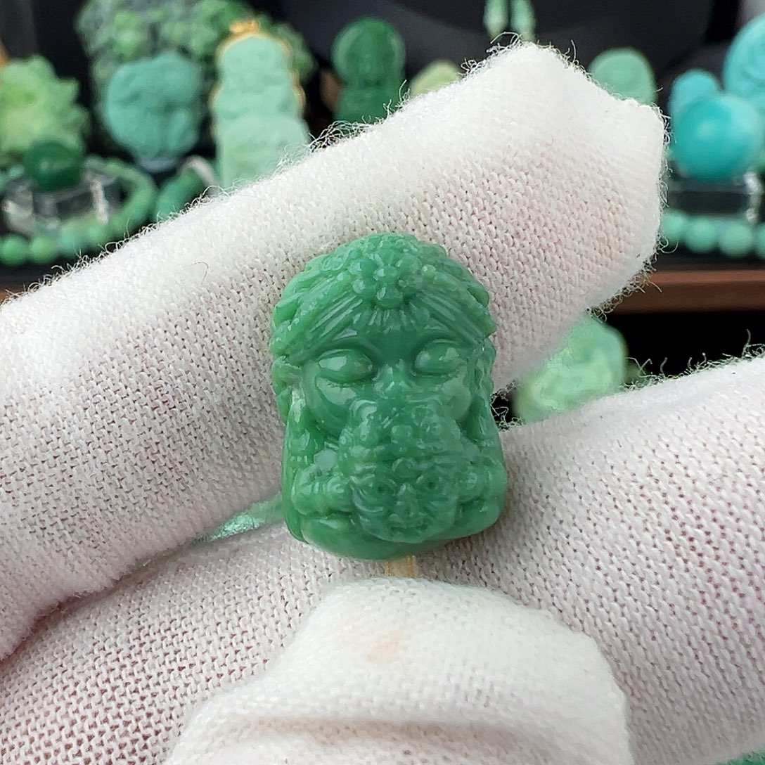 露***1绿松石未镶嵌绿松石主播我万丽