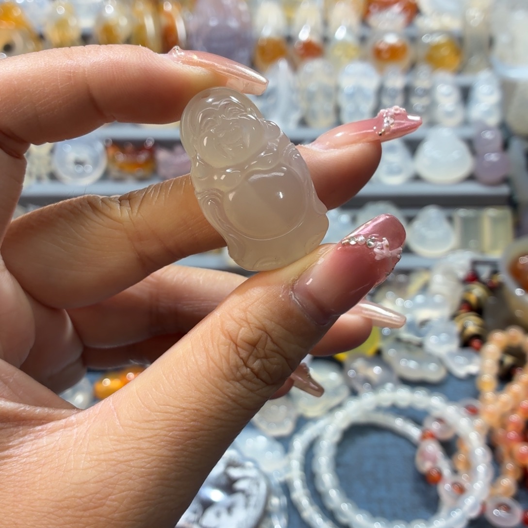 玛瑙/玉髓未镶嵌吊坠(不含链)