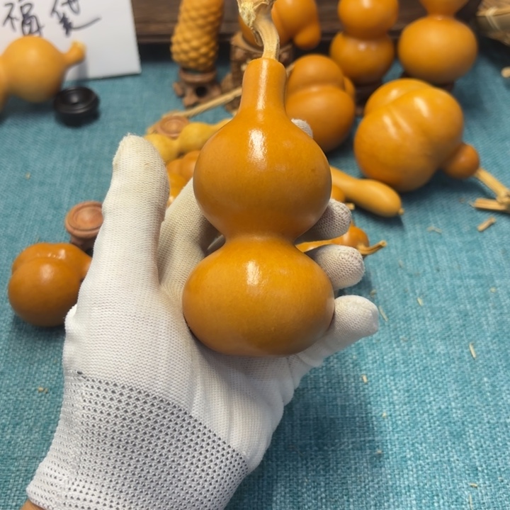 ****清天然手捻老皮葫芦