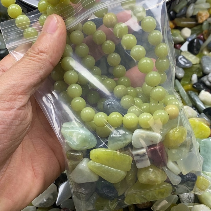 蛇纹石玉未镶嵌鱼缸石