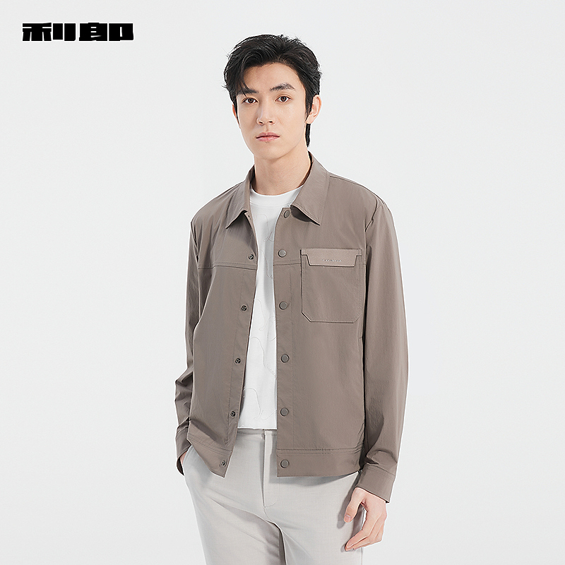 【商场同款】利郎官方 夹克男士2025春季翻领外套25CJK3021/2/3Y