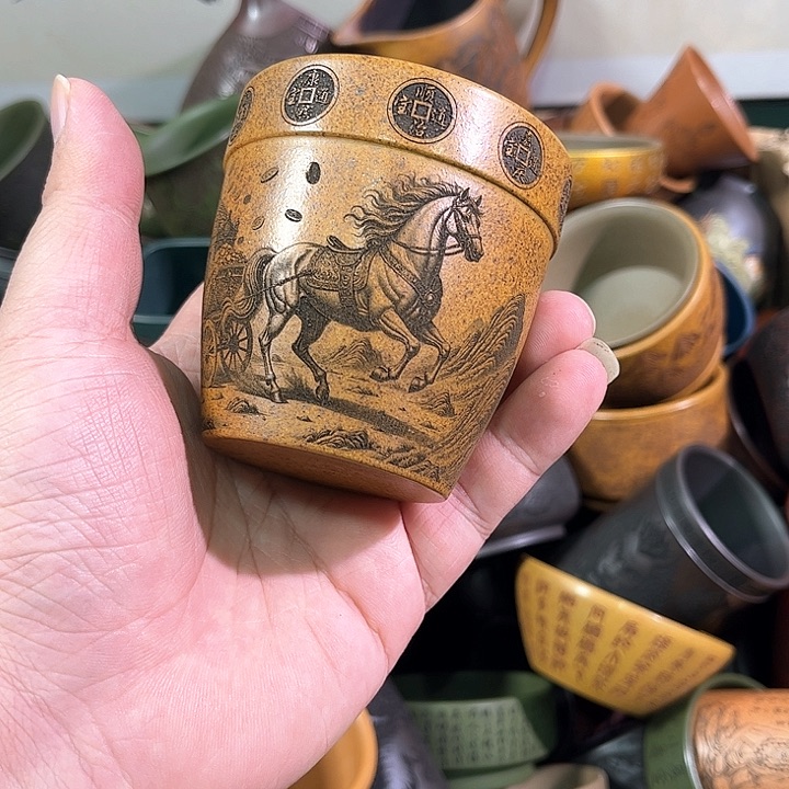 茶杯紫砂全手工紫砂主人杯