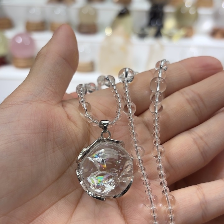 未镶嵌手链水晶吊坠