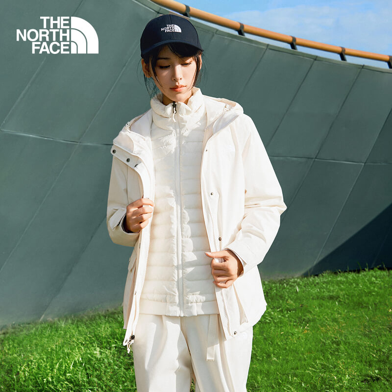 【北面】经典款女三合一冲锋衣防水TheNorthFace|8GK7