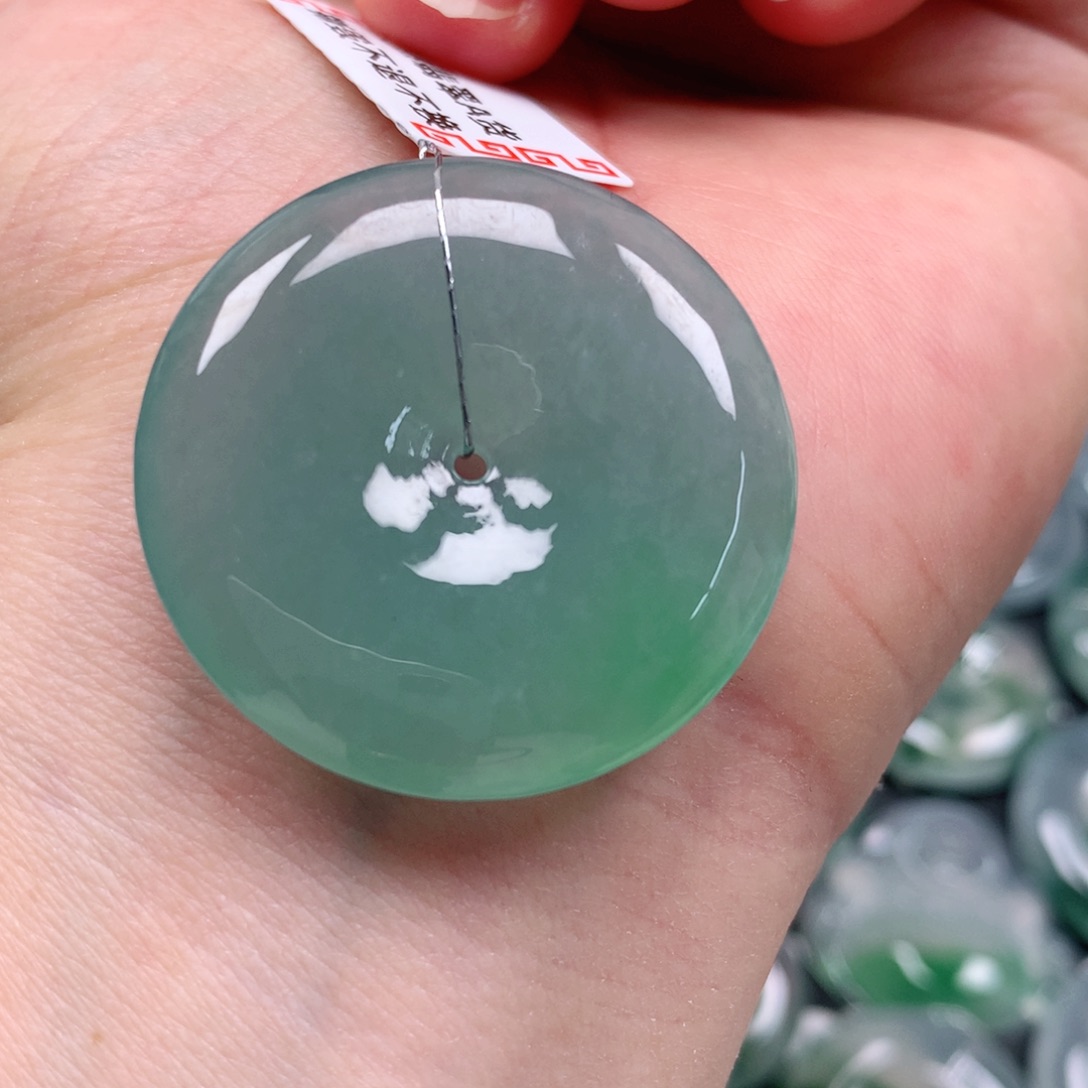 颈饰未镶嵌翡翠天然翡翠