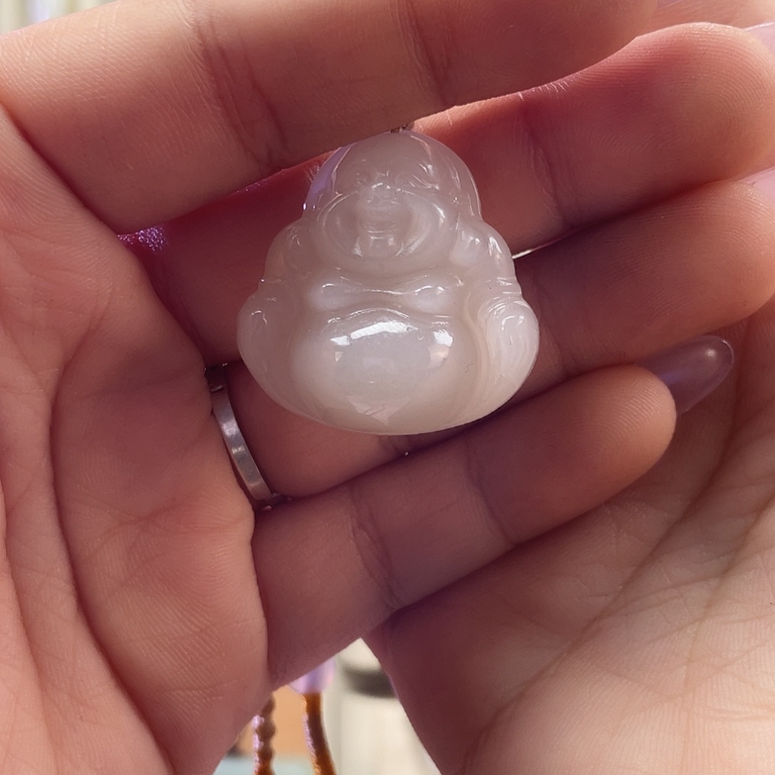 紫***来和田玉（糖玉）未镶嵌颈饰