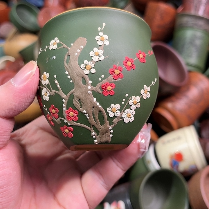 紫砂茶杯全手工紫砂主人杯