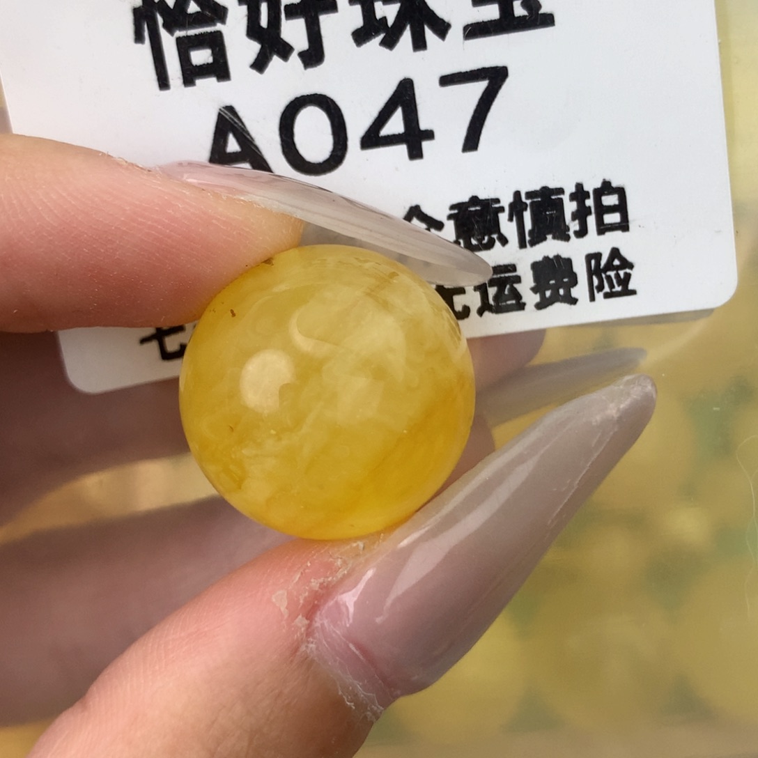 未镶嵌琥珀珠宝奇石20植物
