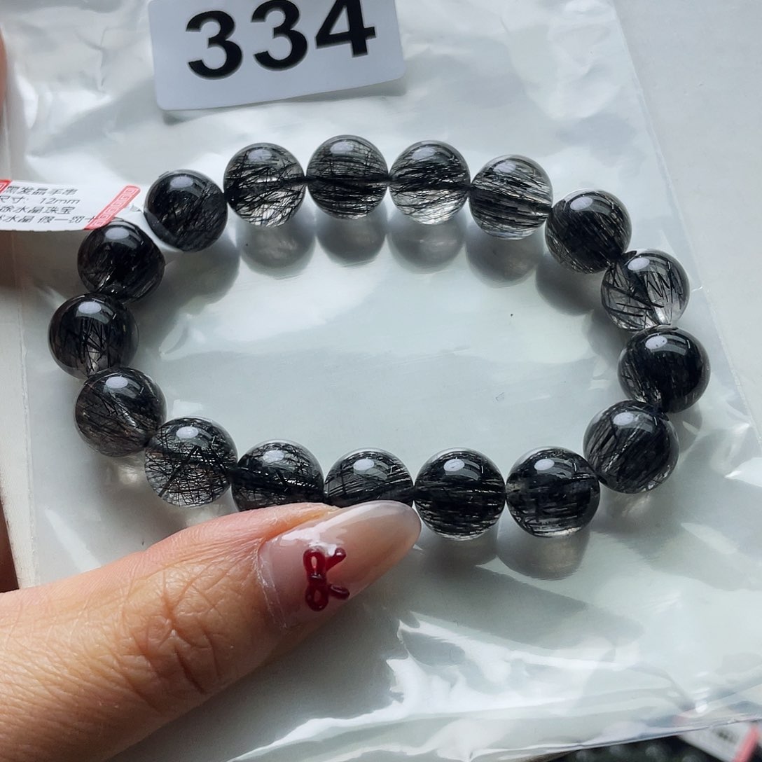 水晶手串天然334。未镶嵌