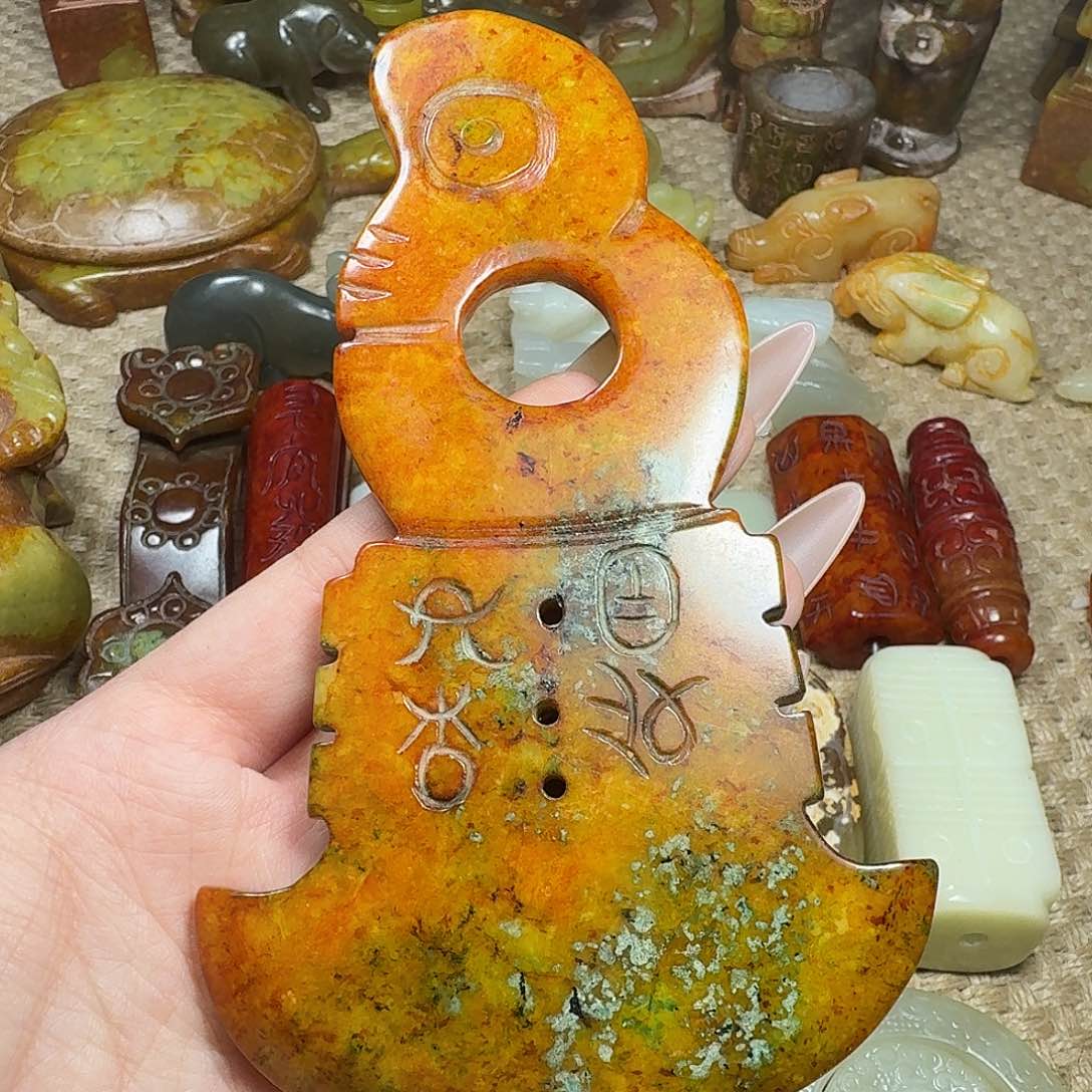 白玉菩提吊坠挂件