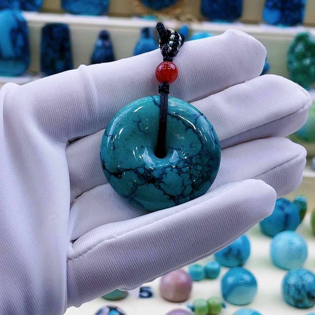 绿松石挂件未镶嵌