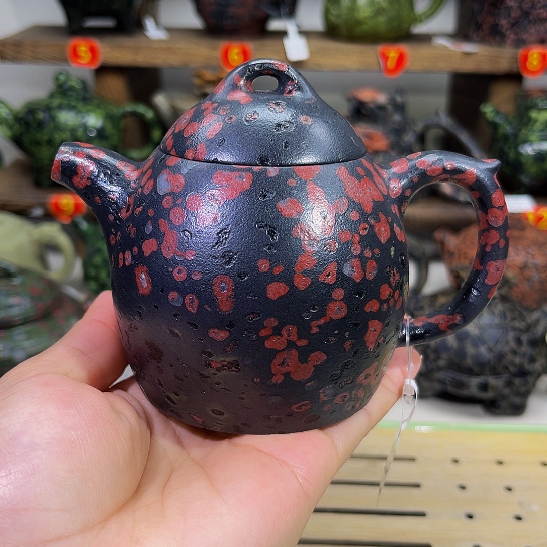 梅花石安山玉秦权壶230cc