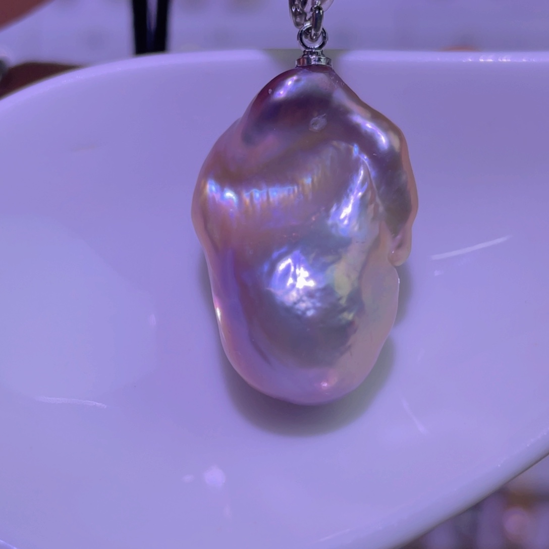 淡水珍珠未镶嵌天然淡水珍珠吊坠