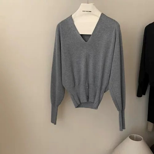 ZEMALA·新款v领韩系百搭针织衫