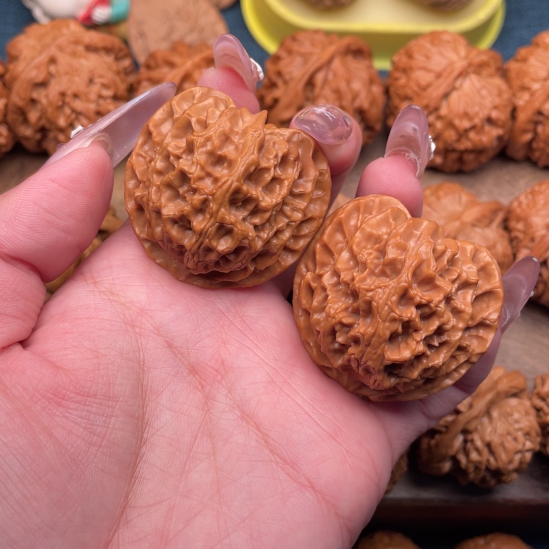 文玩核桃把件全品桃心苹果园41