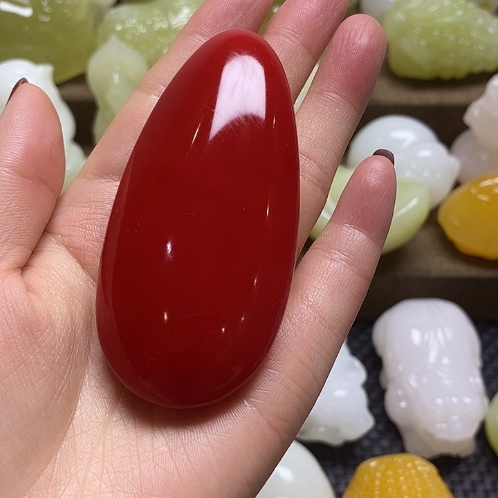 玉天然桌面小摆件