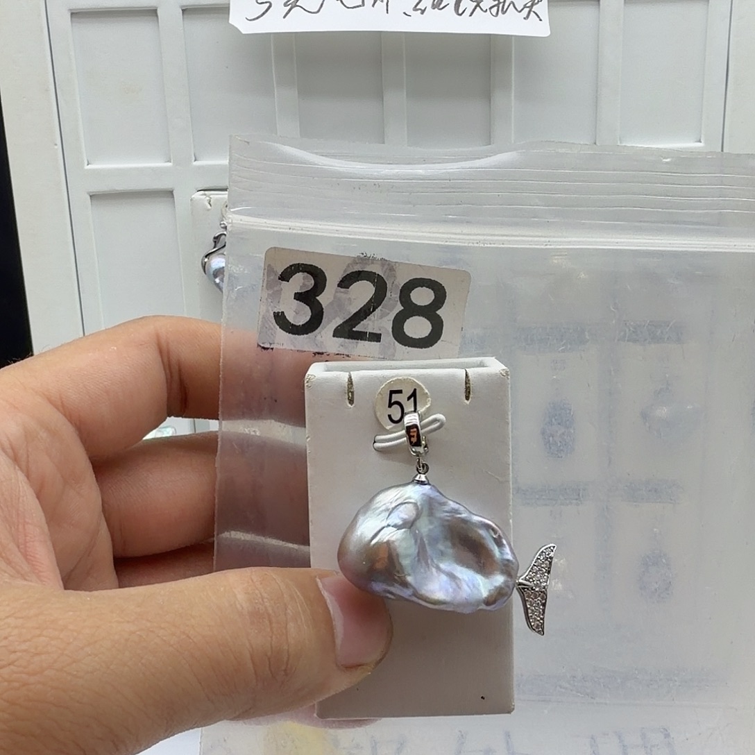 合金颈饰淡水珍珠