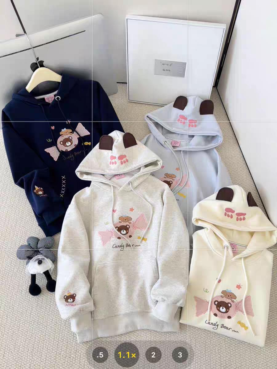 【恬颖KIDS】加绒款女童连帽卫衣冬季新款初高中生卫衣外穿秋款潮流