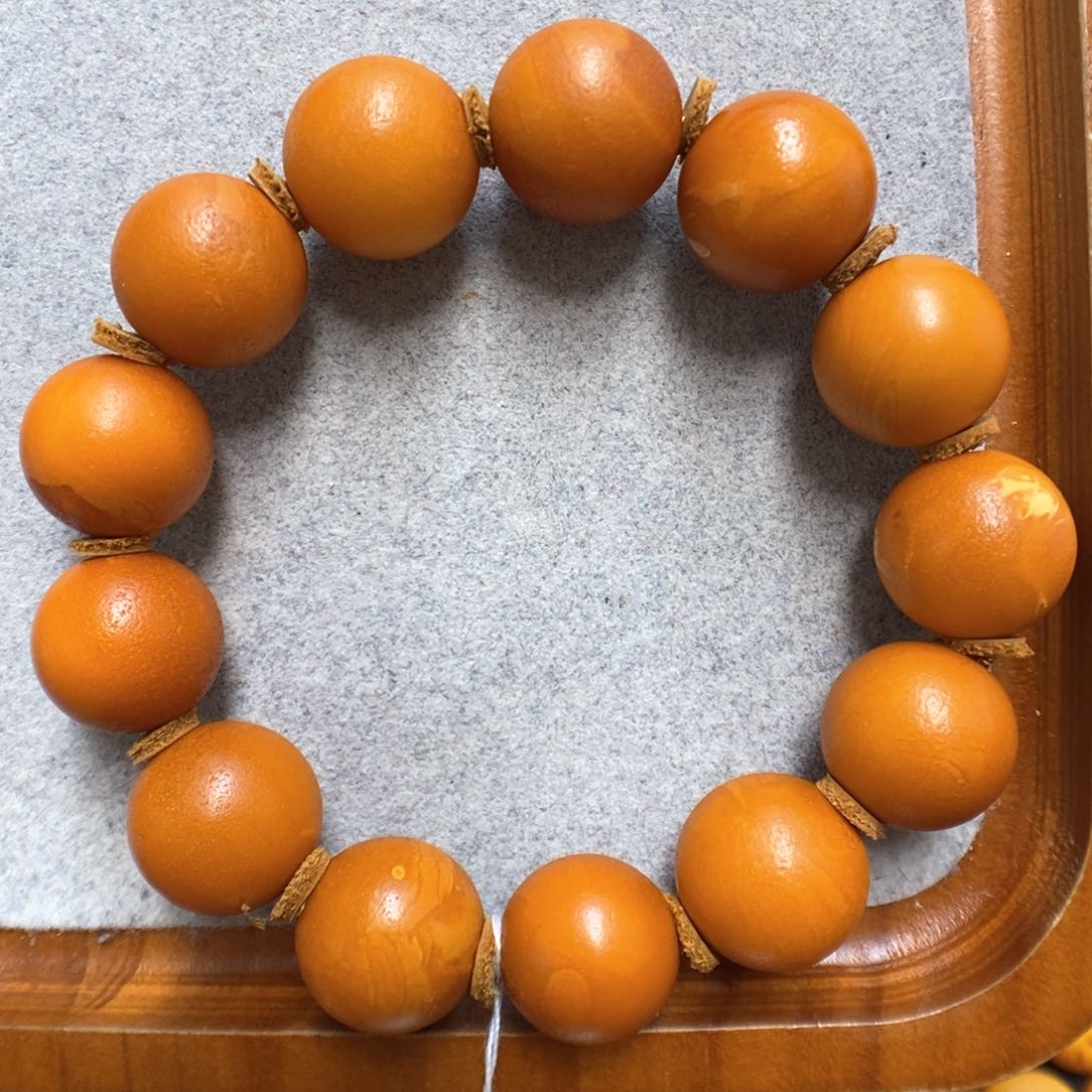 蜜蜡手串未镶嵌蜜蜡手串