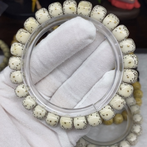 手串星月菩提原生态9.5大半壁留白