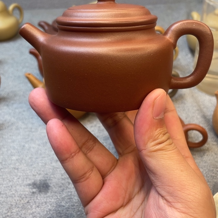 紫砂茶壶普****味全手工德中瑕