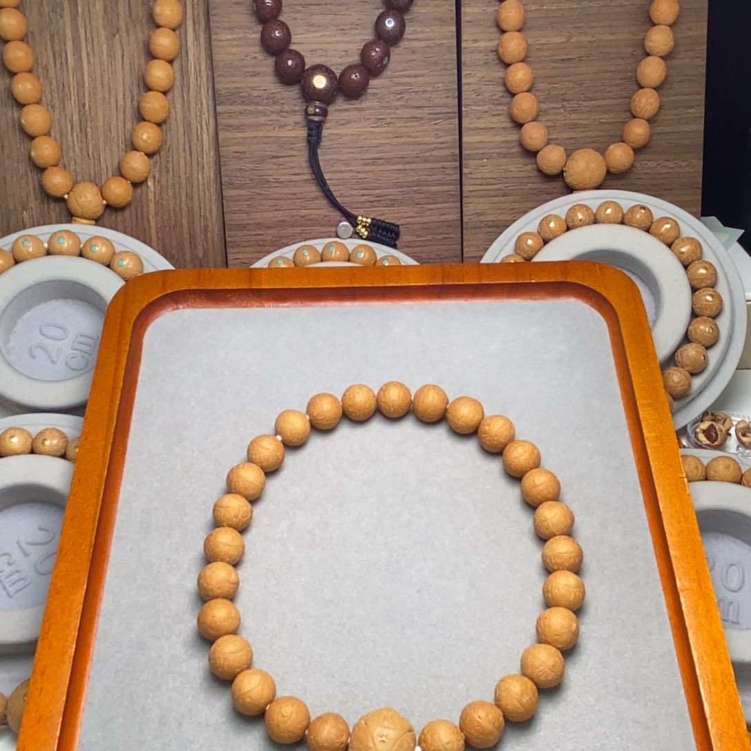 手串凤眼菩提12素持