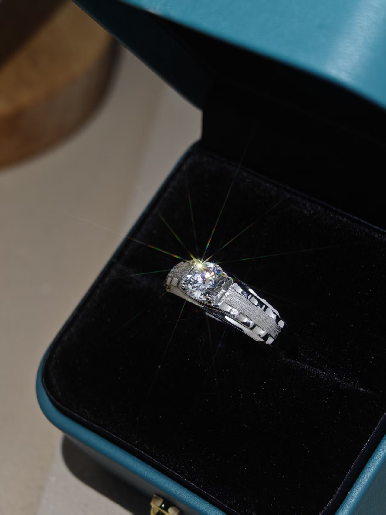 Ran高定珠宝 波纹男戒