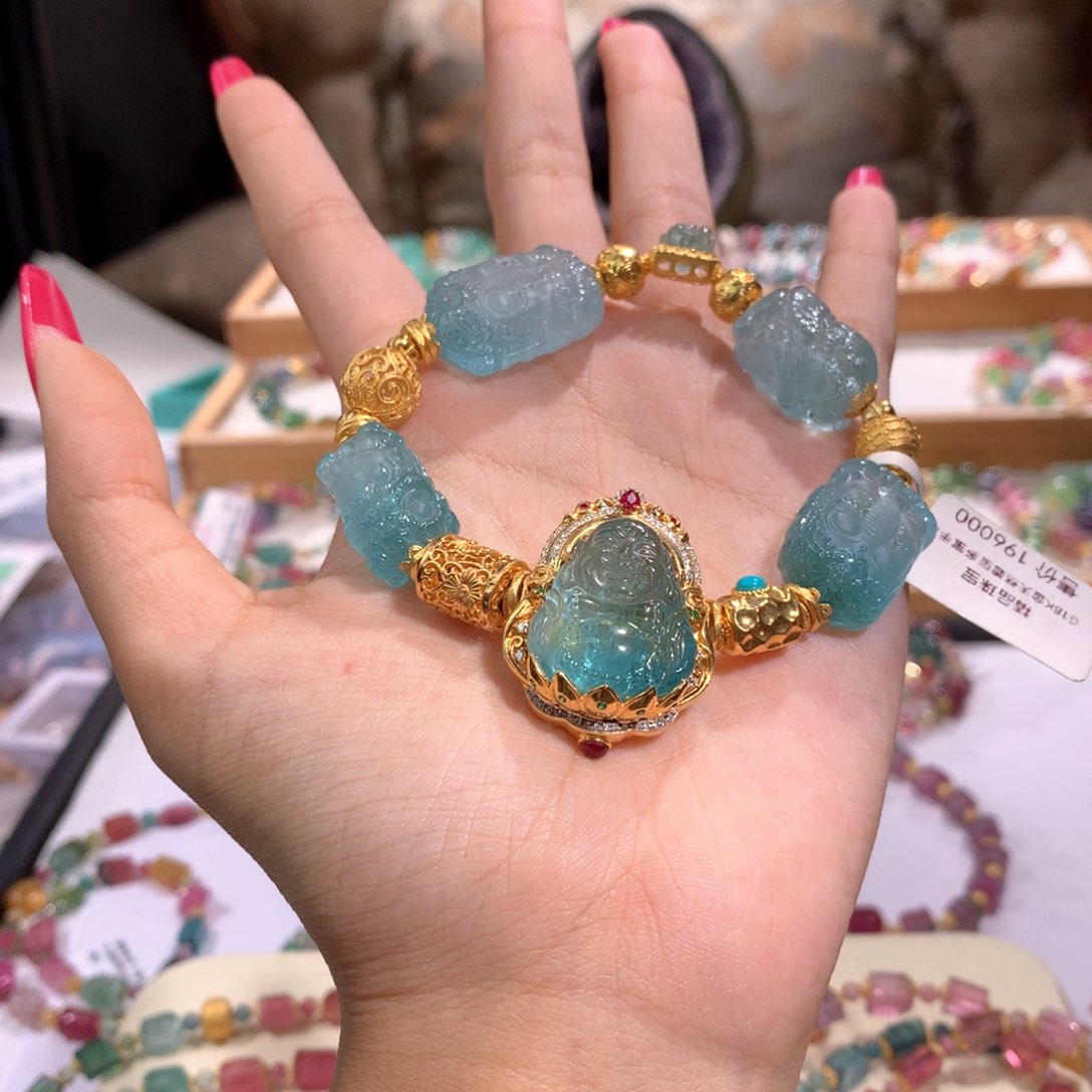 18K金镶嵌传家宝高货碧玺