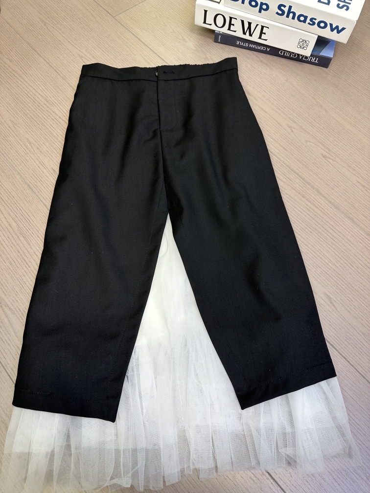 时髦精开叉拼接人鱼半身裙