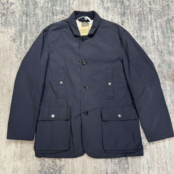 99新 BURBERRY/博柏利 多口袋单排扣外套LYGP221
