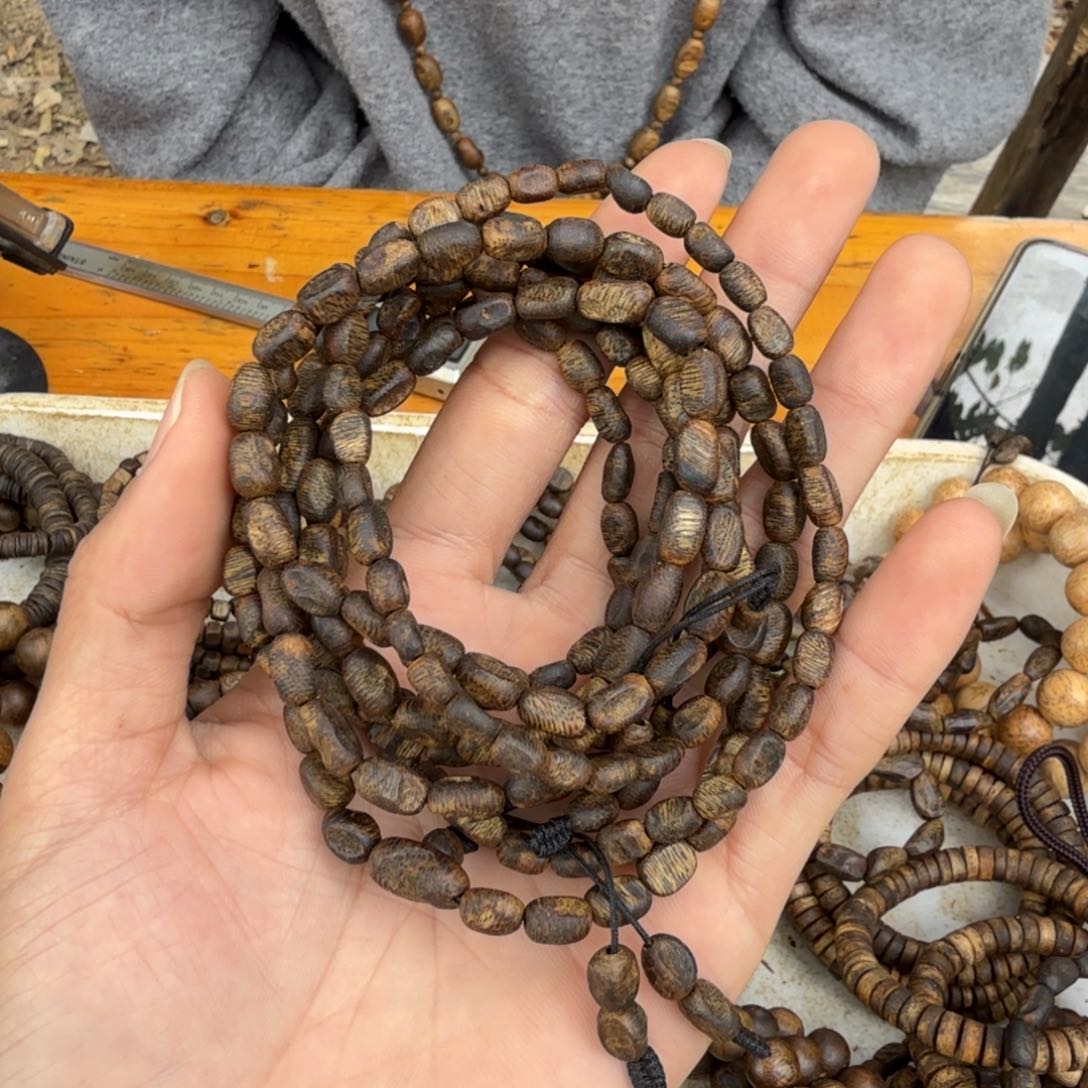 沉香手串多圈留疤10克多样性发一