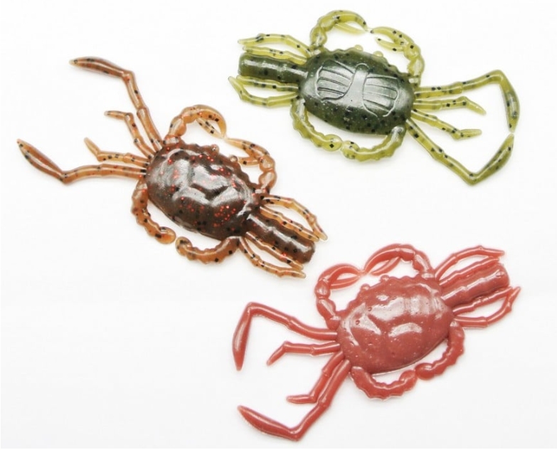 REINS 螃蟹 2.8寸 3.8寸 4.8寸 螃蟹软饵 鲈钓 鳜鱼 翘嘴路亚软饵