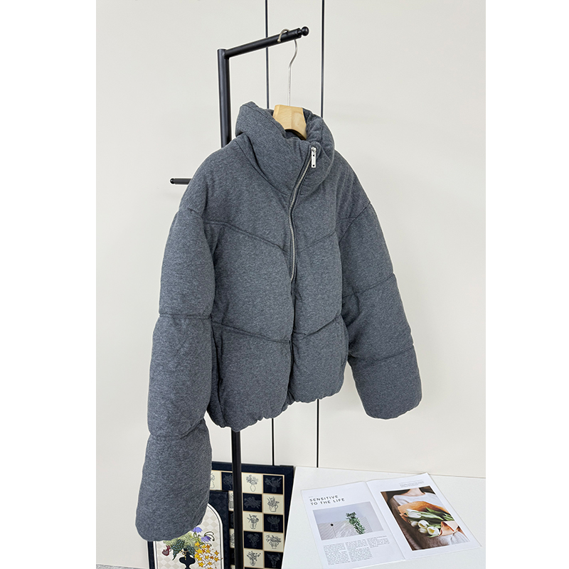 【百万严选】少量！格雷系穿搭 灰色面包棉服外套~A1155