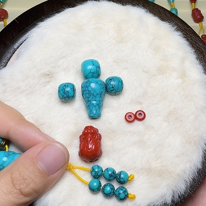 非金属顶12腰10三通14.红貔貅，红隔片