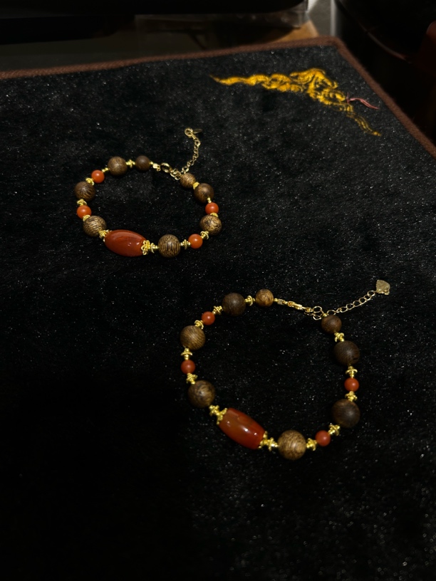 天然南红玛瑙国风新中式手串（多样性发一）