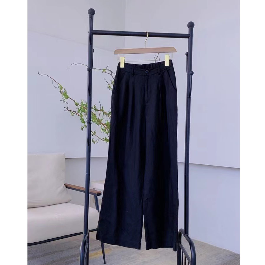 【Minority Focus】气质显瘦的亚麻休闲直筒裤24-0185-KQ