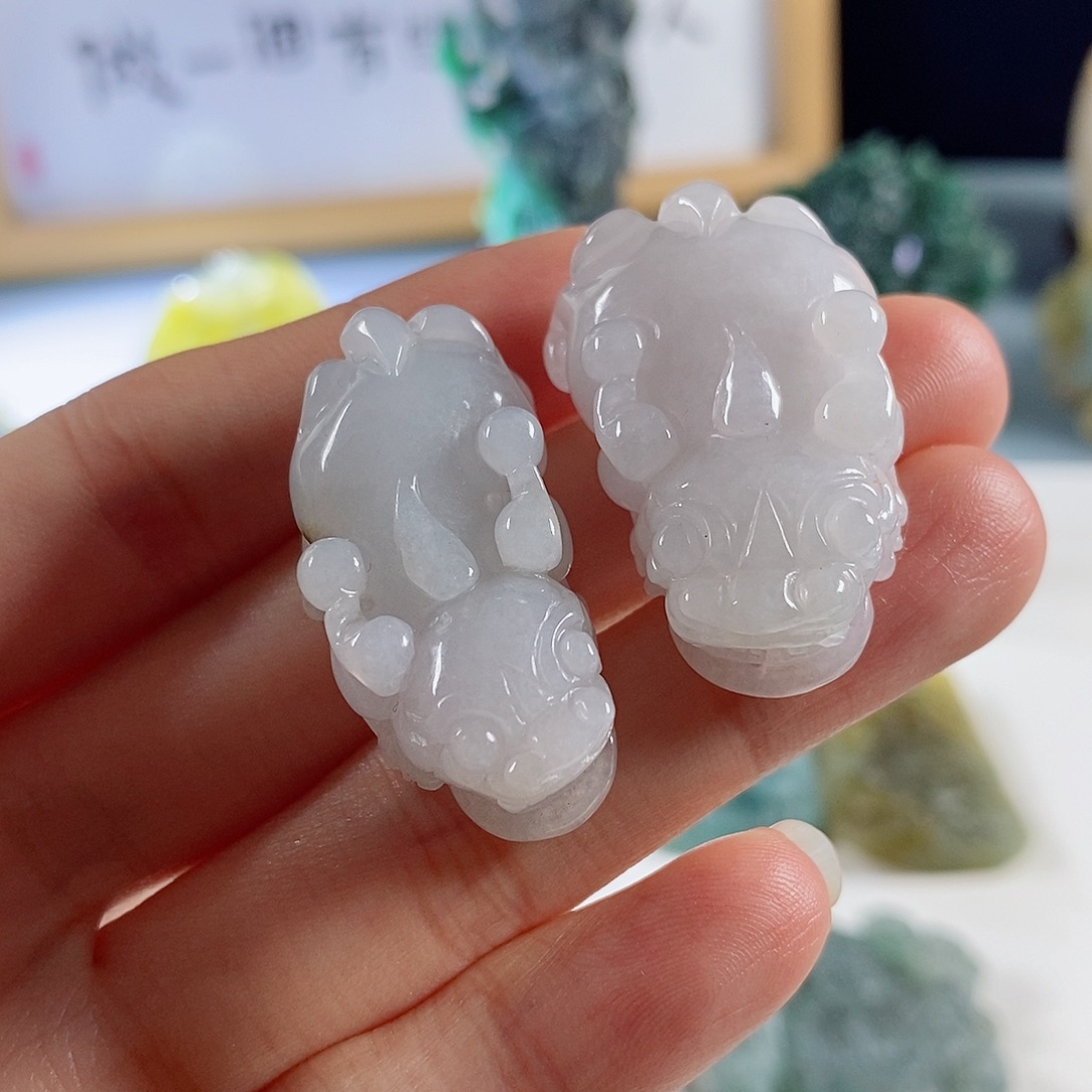 定制翡翠未镶嵌天然a货翡翠貔貅
