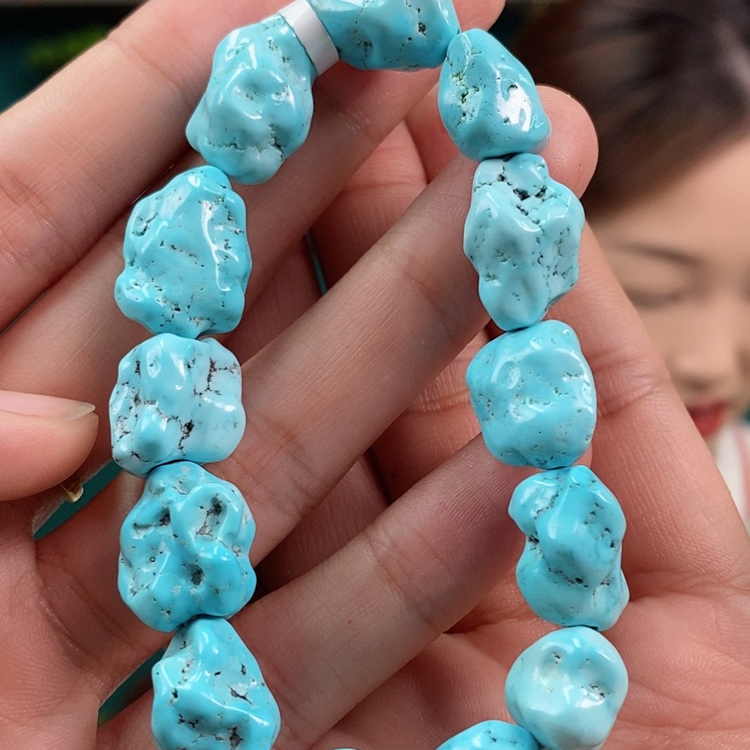 绿松石珠宝奇石未镶嵌