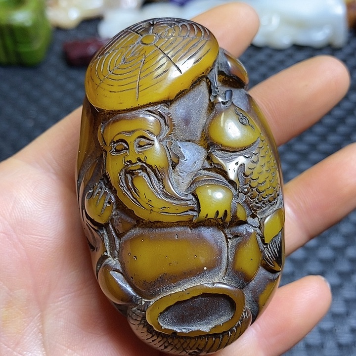 紫金钵盂菩提吊坠