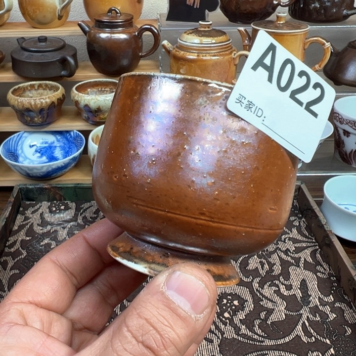摆件022 景德镇手工柴烧茶器