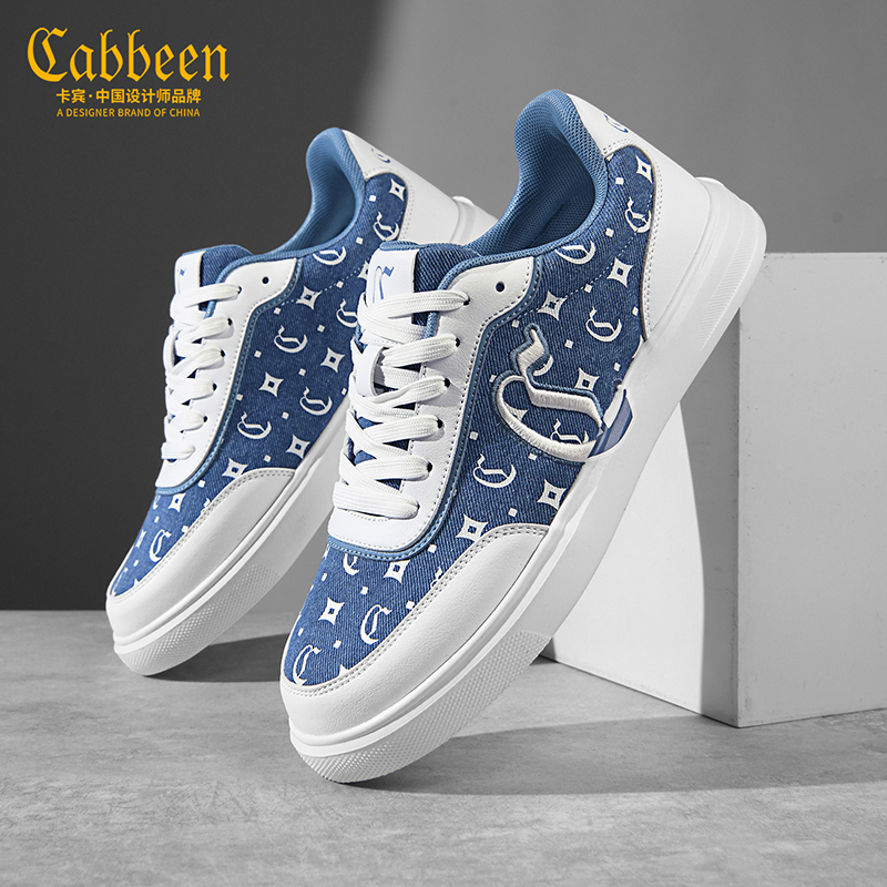 卡宾男鞋2025冬季新款潮流板鞋百搭休闲鞋耐磨增高防滑韩版运动鞋