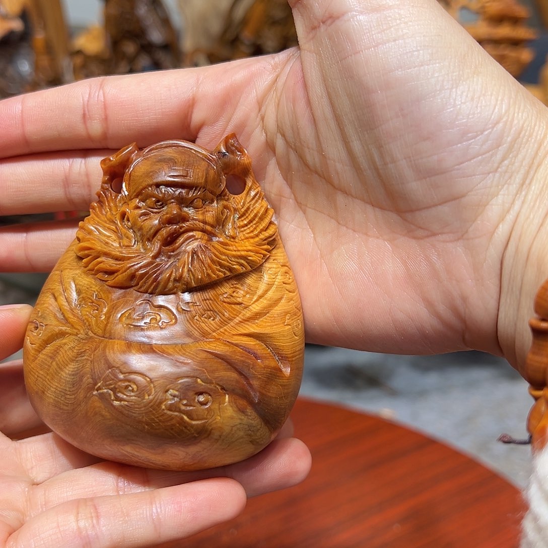 柏木（崖柏）云*崖柏木手把件摆件