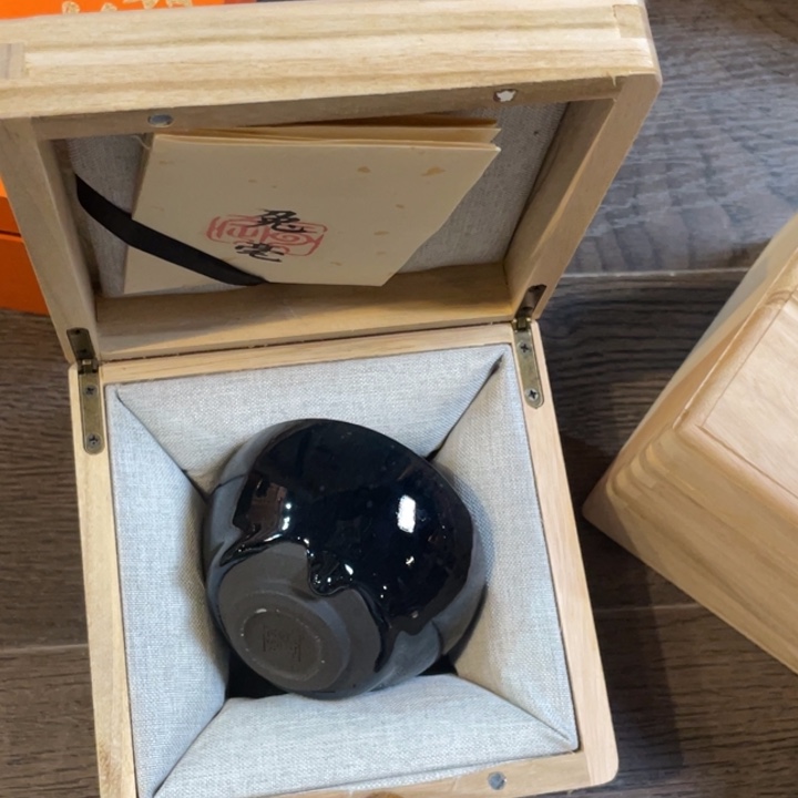 浊***浪茶盏蔡翔灰贝毫建盏主人杯