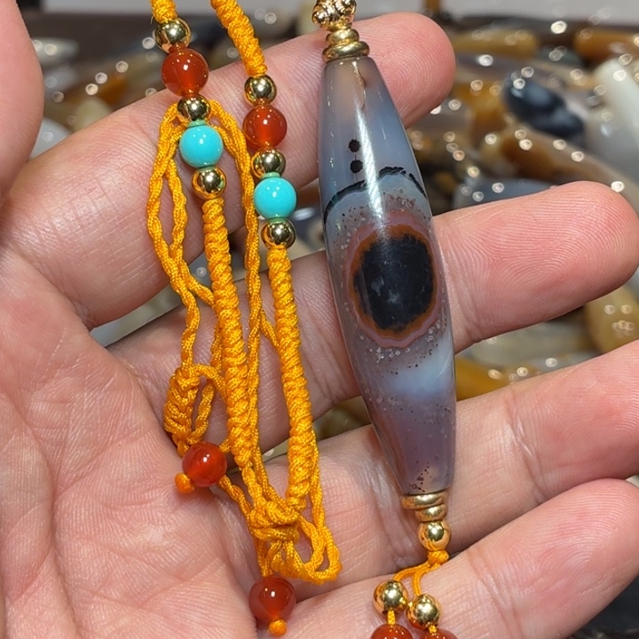 玛瑙/玉髓散珠_HEIMORI 天然天珠