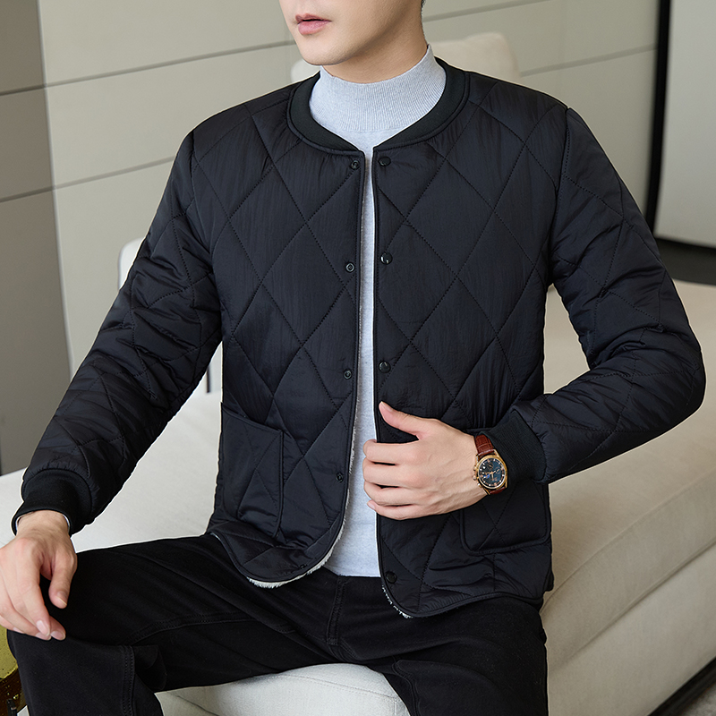 内胆棉衣男秋冬新款内穿加绒保暖小棉袄学生校服内搭时尚棉服外套