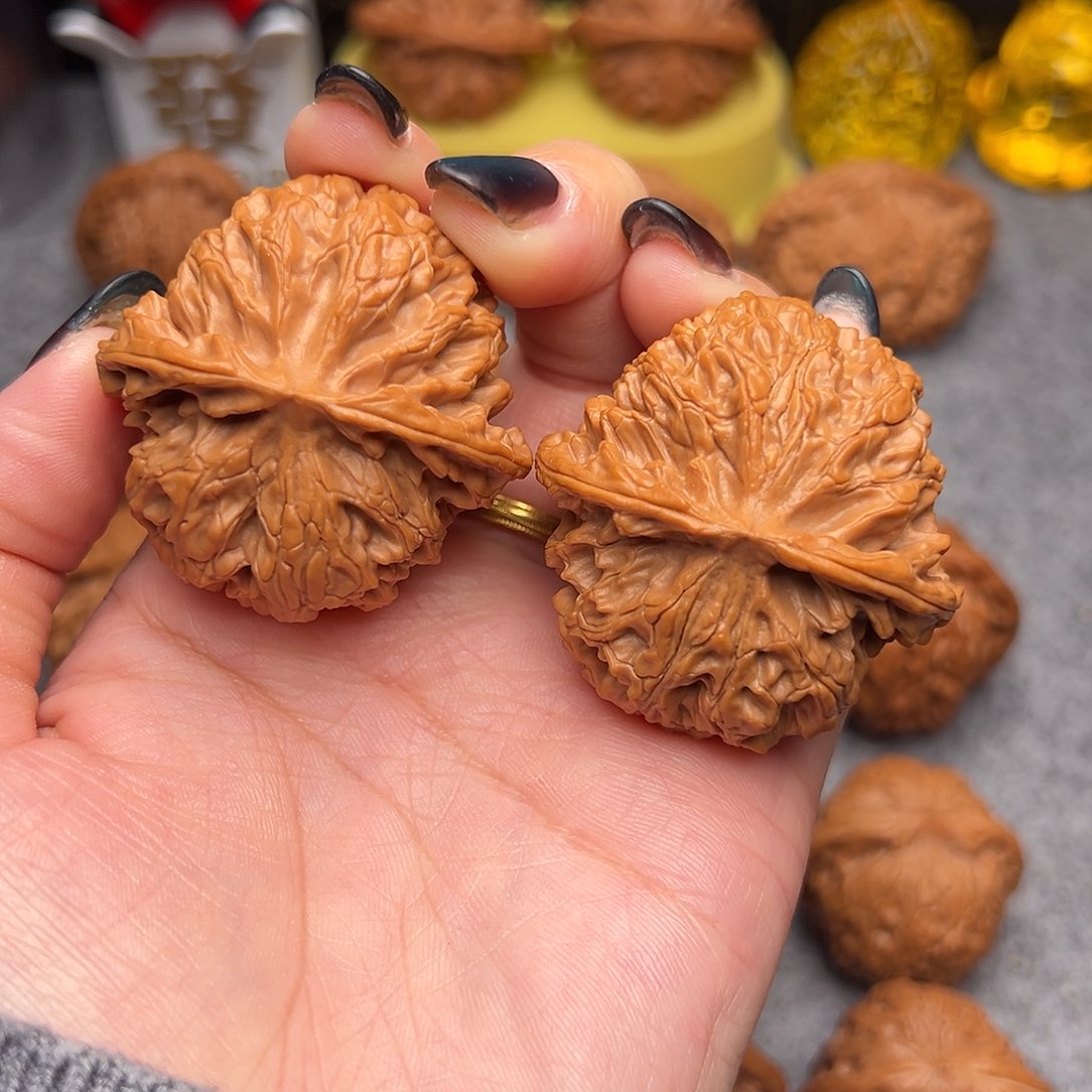 把件文玩核桃毕业精品精配苹果园44全品边度同尺