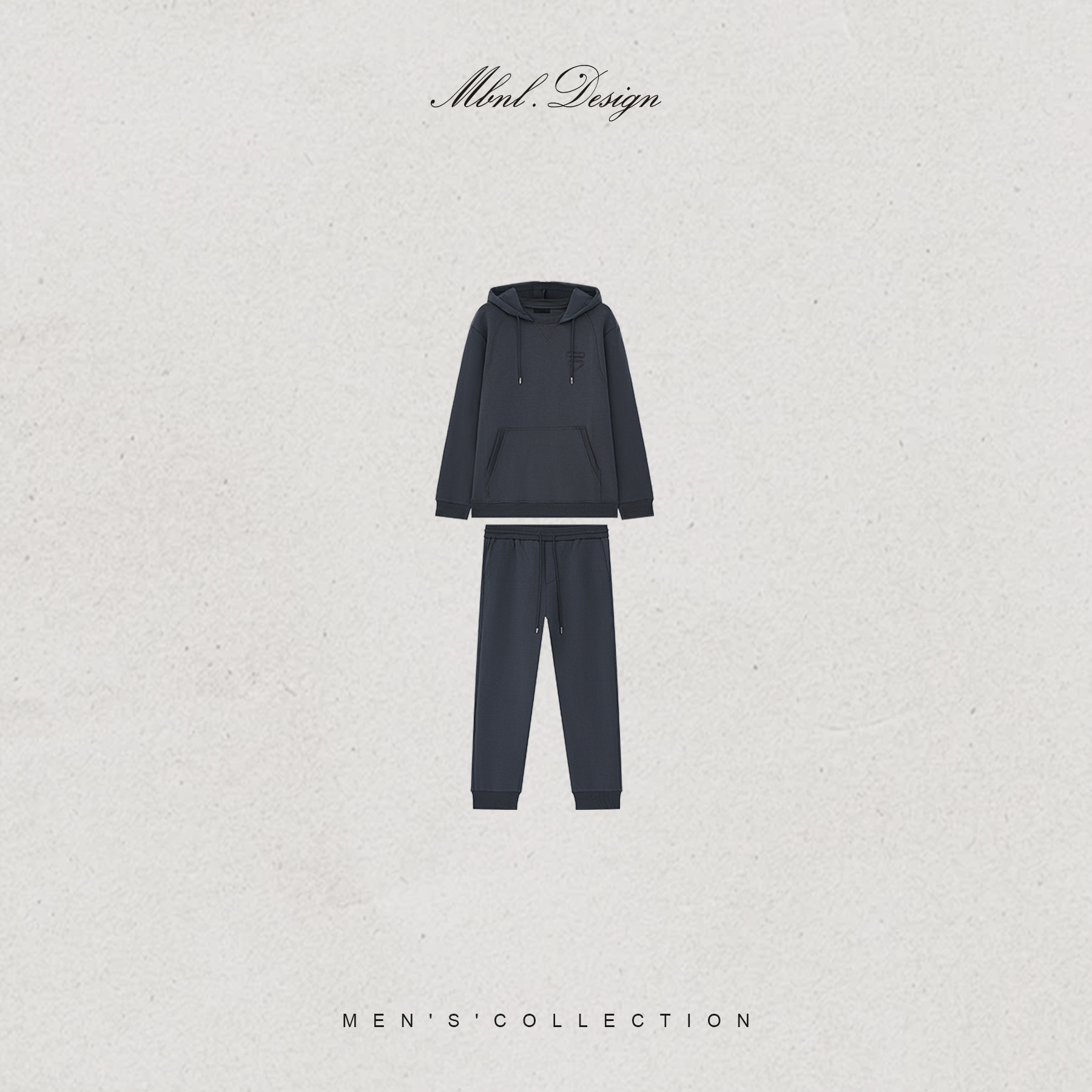 MBNL-F「经典休闲」秦磊男装-时尚百搭连帽款套装55258
