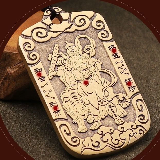 蒋军牌纯黄铜摆件/挂牌/钥匙扣/车载挂件/包包挂件/
