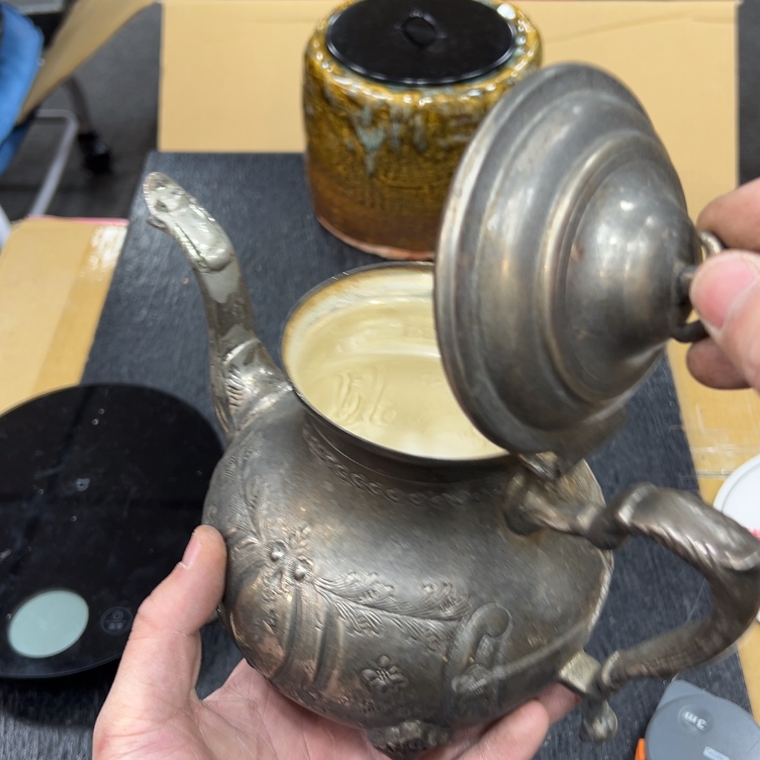 颜***3铜中古工艺品摆件